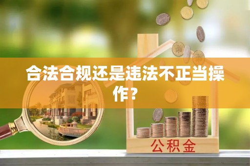 金阳合法合规还是违法不正当操作？